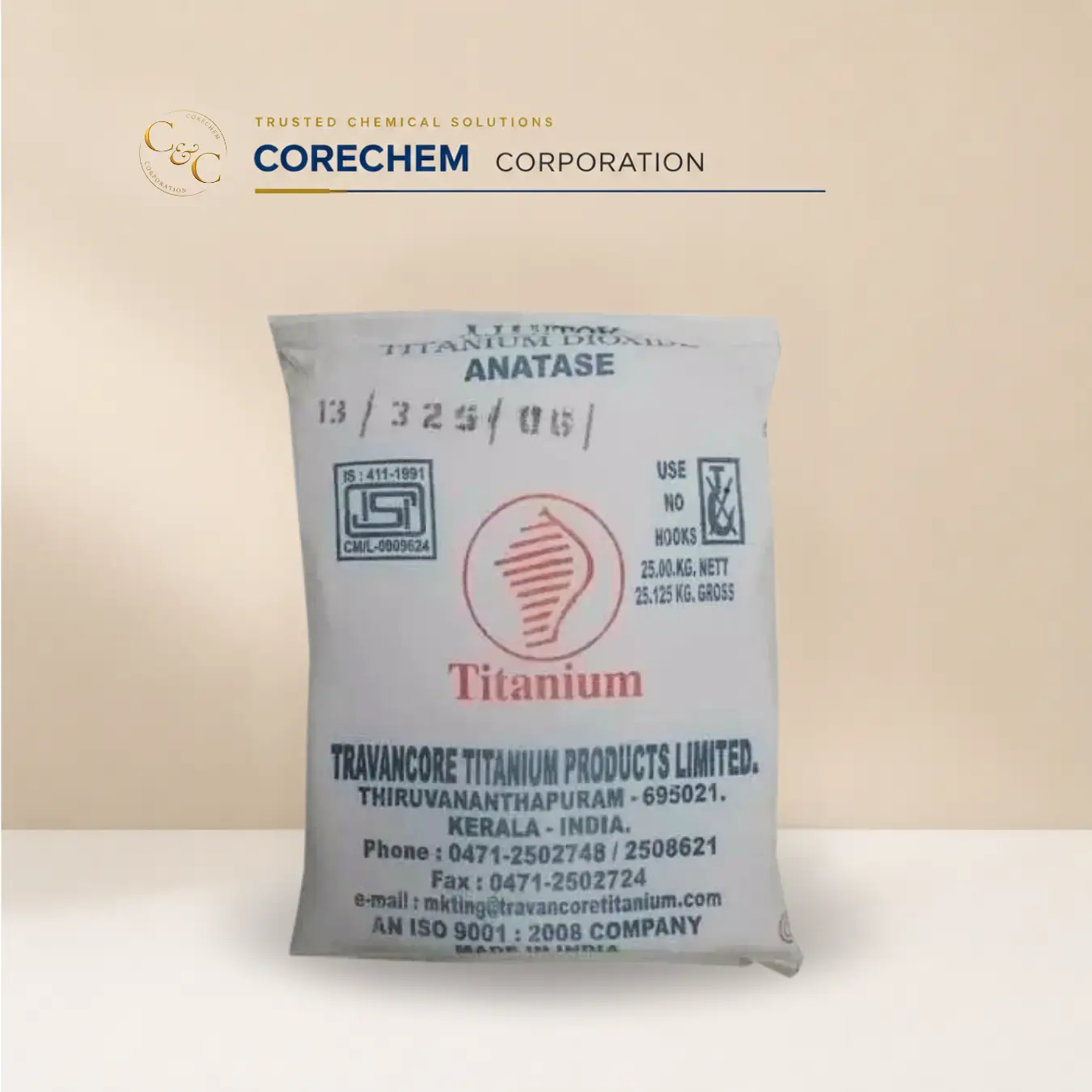 Shank Titanium Dioxide Powder